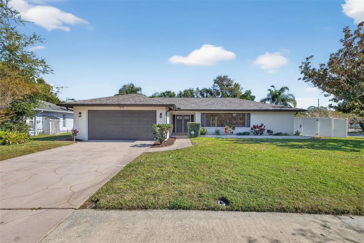 Front exterior of a featured property on Sky Drive in Clearwater