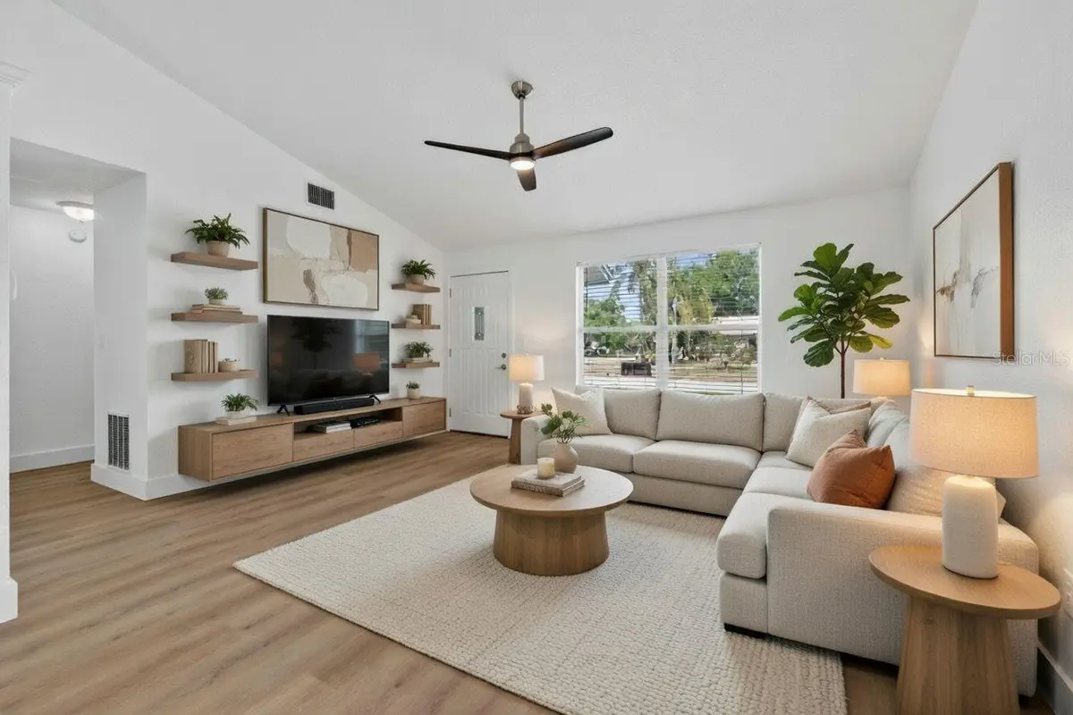 Living room interior of a featured New Port Richey property