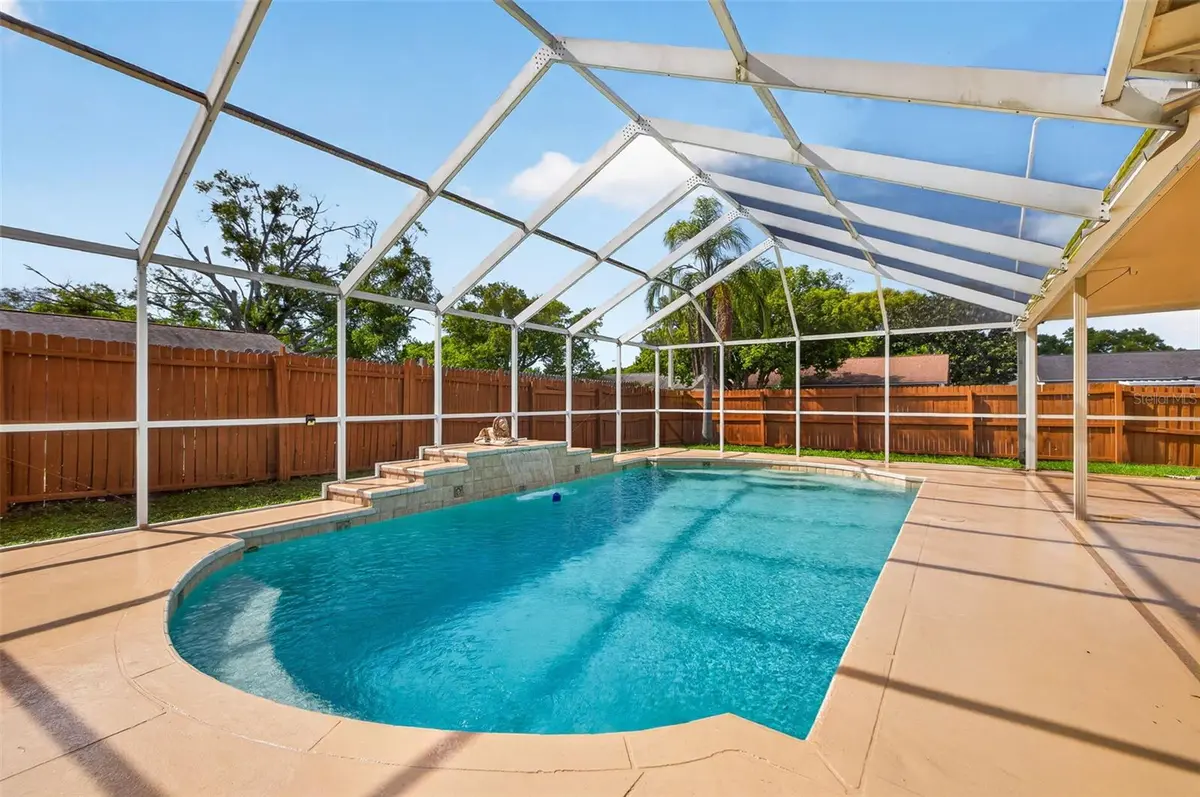 Screened pool at a featured New Port Richey property