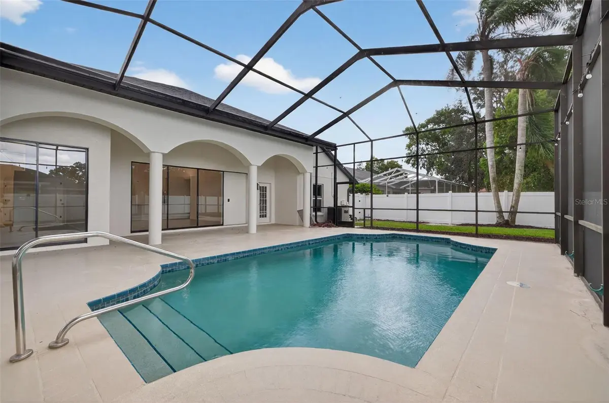 Screened pool at a featured New Port Richey property