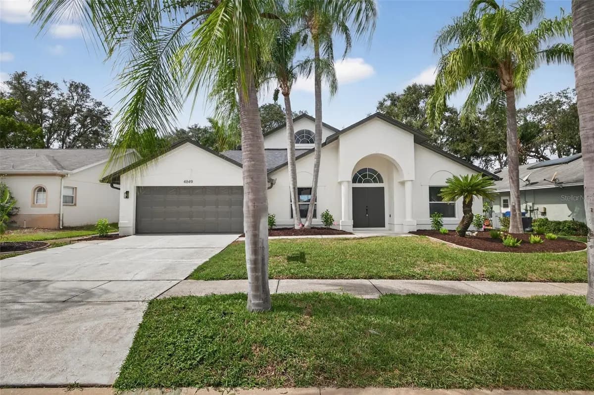 Front exterior of a featured property on Musselshell Drive in New Port Richey