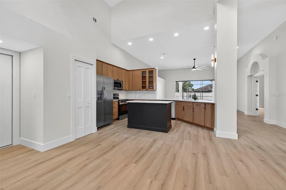 Open kitchen interior of a featured New Port Richey property