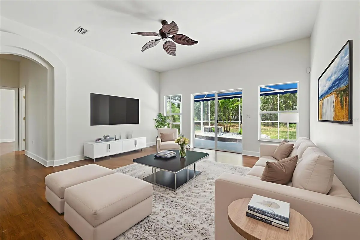 Living room interior of a featured Spring Hill property