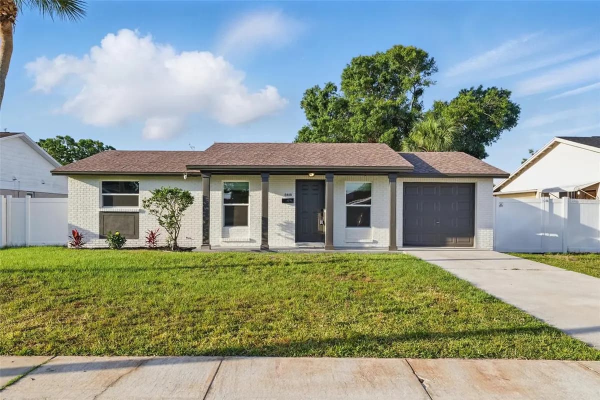 Front exterior of a featured property on Westridge Drive in Tampa
